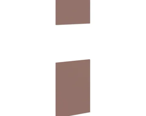 PICCANTE Smart Frontenset Hochschrank für Backofen und Kühlschrank 2 Drehtüren RUST RED "AS"