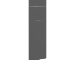 PICCANTE Smart Frontenset Hochschrank für Kühl/Gefrierkombination 1 Klappe und 2 Drehtüren MATT ANTHRACITE
