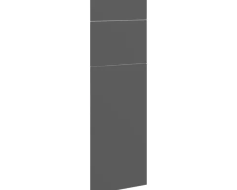 PICCANTE Smart Frontenset Hochschrank für Kühl/Gefrierkombination 1 Klappe und 2 Drehtüren MATT ANTHRACITE "AU"
