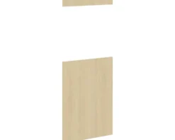 PICCANTE Smart Frontenset Midischrank für Kühlschrank und Backofen 1 Drehtür und 1 Blende LIGHT OAK "AK"