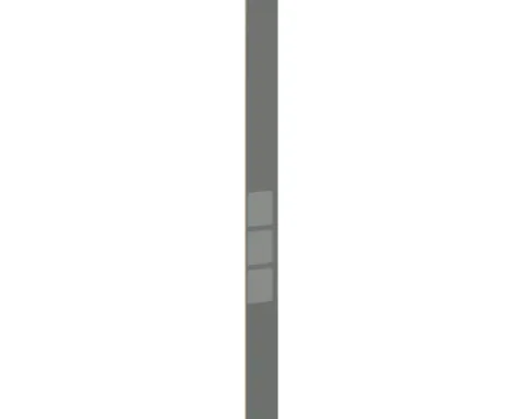 PICCANTE Smart Passstück für Hochschrank H:194,4 cm B 14,6 cm LAQUER ANTHRACITE "CE"