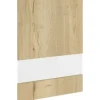 PICCANTE Smart Segmentglastür für Oberschrank 50 x 70 cm WILD OAK "O"