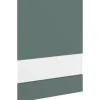 PICCANTE Smart Segmentglastür für Oberschrank 50 x 70 cm STONE GREEN "O"