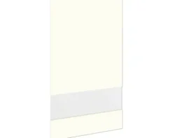 PICCANTE Smart Segmentglastür für Oberschrank 50 x 89,2 cm SOFT WHITE "Q"