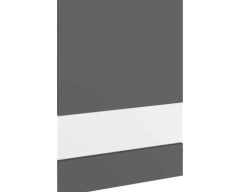 PICCANTE Smart Segmentglastür für Oberschrank 50 x 70 cm MATT ANTHRACITE "O"