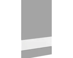 PICCANTE Smart Segmentglastür für Oberschrank 50 x 89,2 cm BASALT GREY