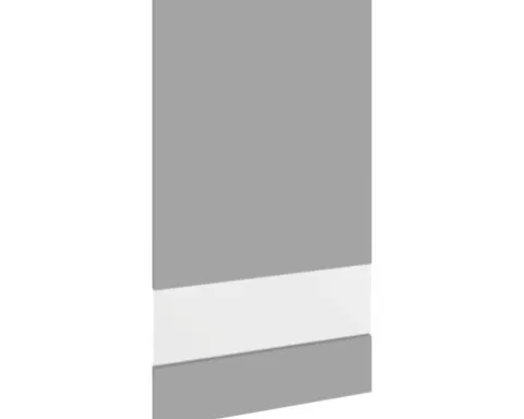 PICCANTE Smart Segmentglastür für Oberschrank 50 x 89,2 cm BASALT GREY "Q"