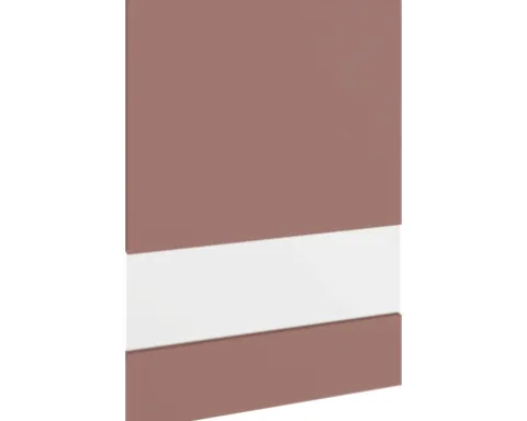 PICCANTE Smart Segmentglastür für Oberschrank 50 x 70 cm RUST RED "O"