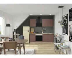 PICCANTE Smart Segmentglastür für Oberschrank 50 x 89,2 cm RUST RED "Q"