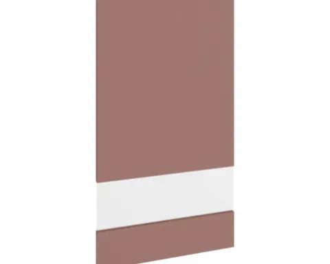 PICCANTE Smart Segmentglastür für Oberschrank 50 x 89,2 cm RUST RED "Q"