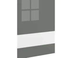 PICCANTE Smart Segmentglastür für Oberschrank 50 x 70 cm LAQUER ANTHRACITE hochglanz 