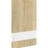 PICCANTE Smart Segmentglastür für Oberschrank 50 x 89,2 cm WILD OAK "Q"