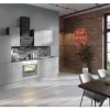 PICCANTE Smart Segmentglastür für Oberschrank 50 x 70 cm BASALT GREY "O"