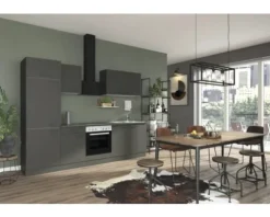 PICCANTE Smart Segmentglastür für Oberschrank 50 x 89,2 cm MATT ANTHRACITE "Q"