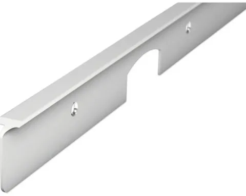 PICCANTE Eckverbindungsprofil für Arbeitsplatten mit 28 mm Stärke und Postformingkante Radius 4 mm Länge: 635 mm