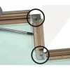 PICCANTE Endstücke für Wandabschlussprofil 37 weiß 39/25 (re & li)