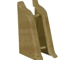 PICCANTE Endstücke für Wandabschlussprofil 37 buche parkett 39/25 (re & li)