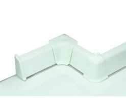 PICCANTE Endstücke für Wandabschlussprofil 37 Brillant Glasgrün 39/25 (re & li)