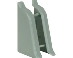 PICCANTE Endstücke für Wandabschlussprofil 37 Brillant Glasgrün 39/25 (re & li)