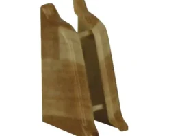 PICCANTE Endstücke für Wandabschlussprofil 37 feinstab butcherblock dunkel 39/25 (re & li)