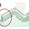 PICCANTE Endstücke für Wandabschlussprofil 37 eiche antik 39/25 (re & li)