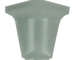 PICCANTE Innenecke für Wandabschlussprofil 37 Brillant Glasgrün 39/36 1 Stück
