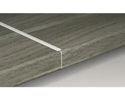 PICCANTE Längenverbindungsprofil Aluminium für Arbeitsplatten mit 28 mm Stärke und Postformingkante Radius 4 mm Länge: 635 mm
