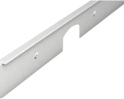 PICCANTE Längenverbindungsprofil Aluminium für Arbeitsplatten mit 28 mm Stärke und Postformingkante Radius 4 mm Länge: 635 mm