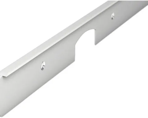 PICCANTE Längenverbindungsprofil Aluminium für Arbeitsplatten mit 28 mm Stärke und Postformingkante Radius 4 mm Länge: 635 mm