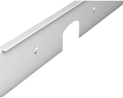 PICCANTE Längenverbindungsprofil Aluminium für Arbeitsplatten mit 38 mm Stärke und Postformingkante Radius 4 mm Länge: 635 mm