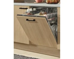 PICCANTE Plus Küchenzeile mit Geräten Casual 270 cm eiche aviva matt vormontiert Variante links 4067368013284