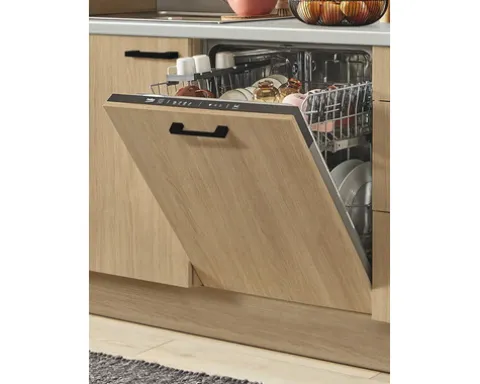 PICCANTE Plus Küchenzeile mit Geräten Casual 270 cm eiche aviva matt vormontiert Variante links 4067368013284