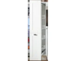 PICCANTE Plus Küchenzeile mit Geräten Bella 280 cm weiß matt vormontiert Variante links 4067368014977