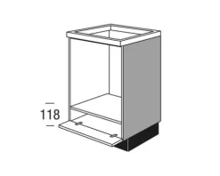 PICCANTE Plus Küchenzeile mit Geräten Piccante 270 cm weiß matt vormontiert Variante rechts 4067368000000