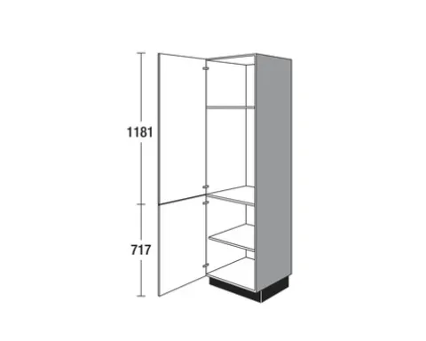 PICCANTE Plus Küchenzeile mit Geräten Piccante 270 cm weiß matt vormontiert Variante rechts 4067368000000