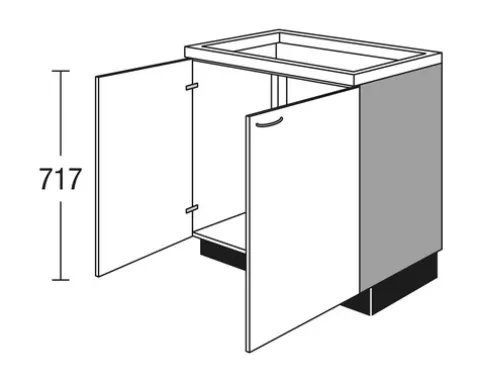 PICCANTE Plus Küchenzeile mit Geräten Piccante 270 cm weiß matt vormontiert Variante rechts 4067368000000