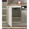 PICCANTE Plus Küchenzeile mit Geräten Bella 370 cm kaschmirgrau matt vormontiert Variante links 4067368018371