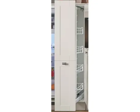 PICCANTE Plus Küchenzeile mit Geräten Bella 370 cm kaschmirgrau matt vormontiert Variante links 4067368018371