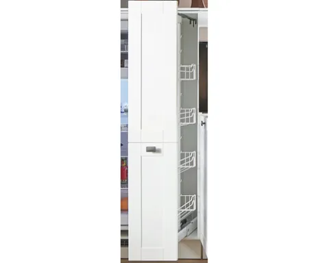 PICCANTE Plus Küchenzeile mit Geräten Bella 290 cm weiß matt vormontiert Variante links 4067368015271