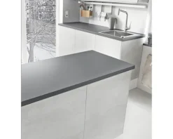 PICCANTE Rückwand Aluminium/ Edelstahl-Optik 1196x550x2mm