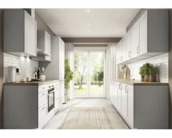 PICCANTE Smart Austauschseite Korpus für Oberschrank H:89,6 cm B:33 cm COUNTRY GREY "Nr. 57"