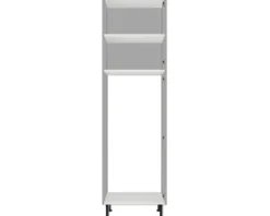 PICCANTE Smart Bodenpaket zu Hochschrank für Kühlschrank 2 Drektüren SOFT WHITE Clickmontage "Nr. 48"