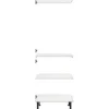 PICCANTE Smart Bodenpaket zu Midischrankkorpus für Kühlschrank SOFT WHITE Clickmontage "Nr. 39"