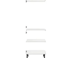 PICCANTE Smart Bodenpaket zu Midischrankkorpus für Kühlschrank SOFT WHITE Clickmontage "Nr. 39"