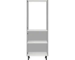 PICCANTE Smart Bodenpaket zu Midischrankkorpus für Kühlschrank SOFT WHITE Clickmontage "Nr. 39"