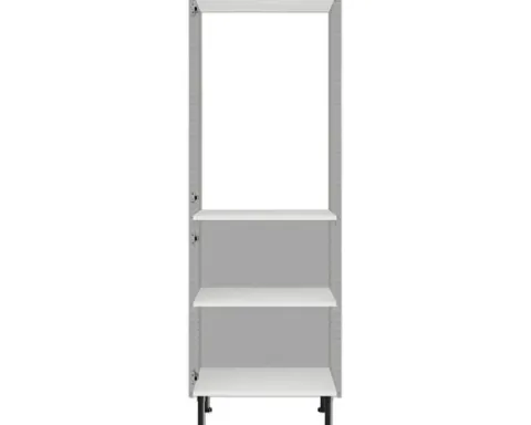 PICCANTE Smart Bodenpaket zu Midischrankkorpus für Kühlschrank SOFT WHITE Clickmontage "Nr. 39"