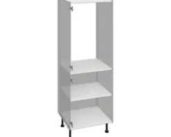 PICCANTE Smart Bodenpaket zu Midischrankkorpus für Kühlschrank SOFT WHITE Clickmontage