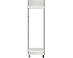 PICCANTE Smart Bodenpaket zu Hochschrank für Kühl/Gefrierkombi 1 Klappe 2 Drehtüren SOFT WHITE Clickmontage
