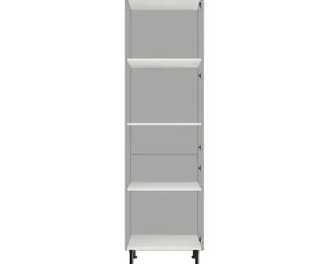 PICCANTE Smart Bodenpaket zu Hochschrank für 2 Drehtüren SOFT WHITE Clickmontage "Nr. 46"