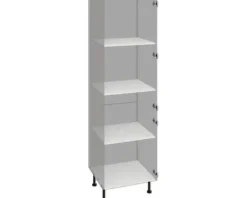 PICCANTE Smart Bodenpaket zu Hochschrank für 2 Drehtüren SOFT WHITE Clickmontage